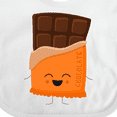 thumbnail image 4 of Inktastic Cute Kawaii Chocolate Candy Bar Boys or Girls Baby Bib, 4 of 4