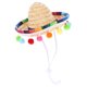thumbnail image 5 of BRIGHTFUFU Sombrero de México Fiesta de Carnaval Sombrero de Fiesta Sombrero Mexicano Pequeño Sombrero de Fiesta con Correa para la Barbilla, 5 of 8