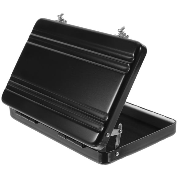 WRISTBIQUE business card organizer Black Aluminium Alloy Minimalist 1Set