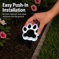 thumbnail image 5 of Solar Paw Print Pathwayway Lights - Multicolor Warm & White - Waterproof Outdoor Decorative Lawn Garden Lights, 5 of 6