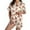 R42-Yellow, variant on RMGVDSD Women's Pajama Sets Graphic Printed Short Sleeve Shorts Satin Pajamas Set for Home Comfortable Sleepwear Loungewear Outfit Halloween
