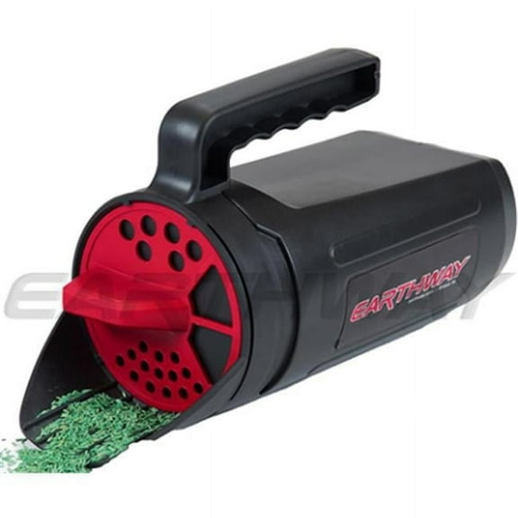 Earthway 17002 Portable Plastic Handheld Spreader Garden Seed, Black