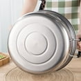 thumbnail image 4 of Gas Stove Steamer Pot, 2 Tier Stainless Steel Steamer Pot Larger Capacity  for Kitchen, 4 of 7