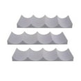 thumbnail image 1 of Estante Apilable para de Vino Tinto de 3 Piezas, Adecuado para Cocina, Bar, Hotel, Estante de ExhibicióN Apilable Multiusos, Gris, 1 of 8