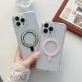 thumbnail image 3 of For iPhone 14 Pro Max Phone case，Shockproof Clear Magsafe Slim PC+TPU Phone Cover, 3 of 5