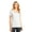 District Made, variant on District Made Ladies Perfect Weight Neck Tee-3XL (Bright White)