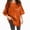 A47-Orange, variant on Women Casual Daily T-Shirts Round Neck Short Sleeve Loose Tee Tops