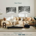 thumbnail image 4 of Elephant Stock Central Park White Winter Wall Art - Horizontal Canvas Wall Art - Living Room Wall Decor - Places Canvas - Gray And Black Decor - 39" x 26", 4 of 8