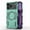 Green, variant on Kryonix for iPhone 17 Air Case with Built-in Magnetic Ring, Heat Dissipation, Four-Corner Airbag Drop Protection, Black/Blue/Purple