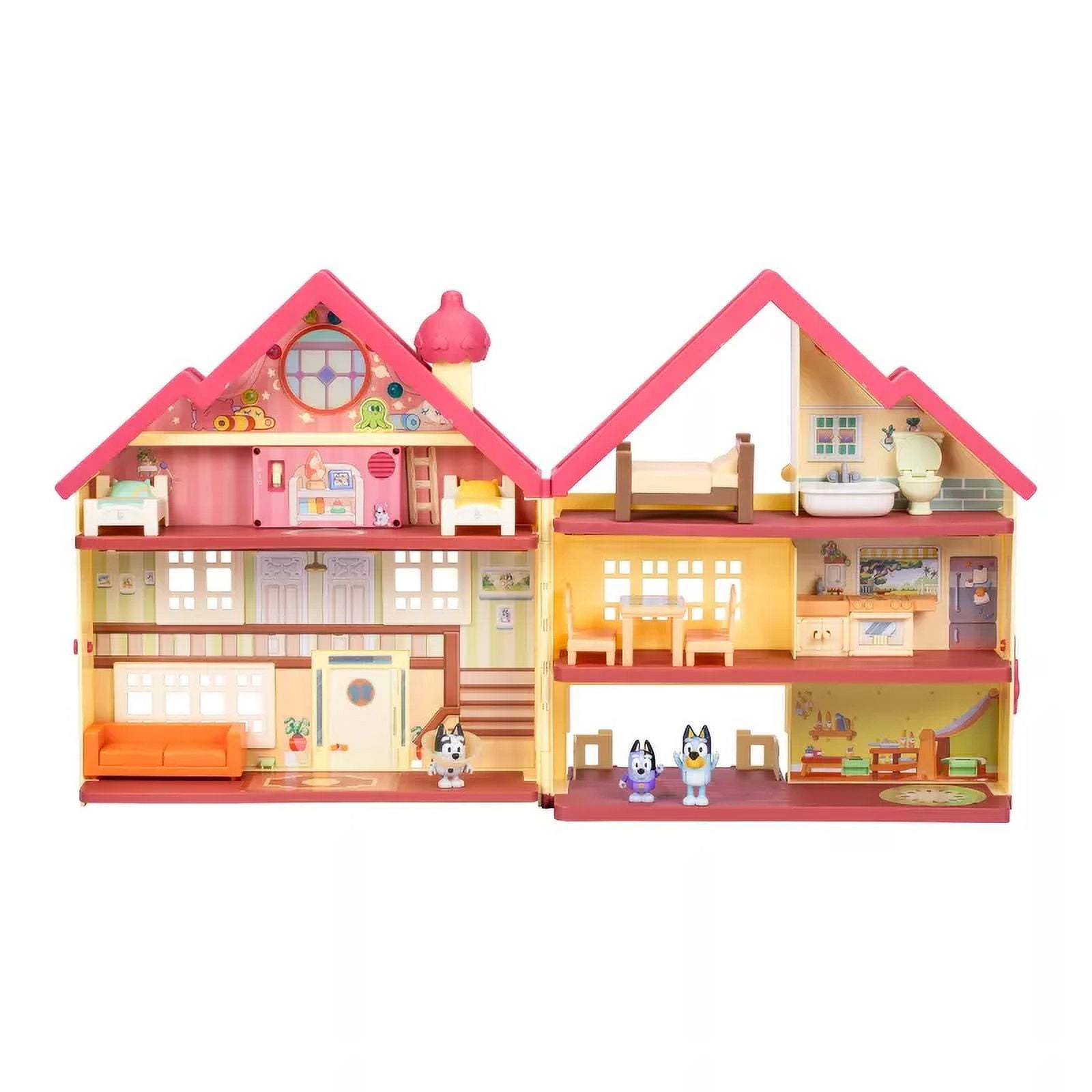 Bluey Ultimate Lights & Sounds Playhouse Playset (with Muffin & Socks)
