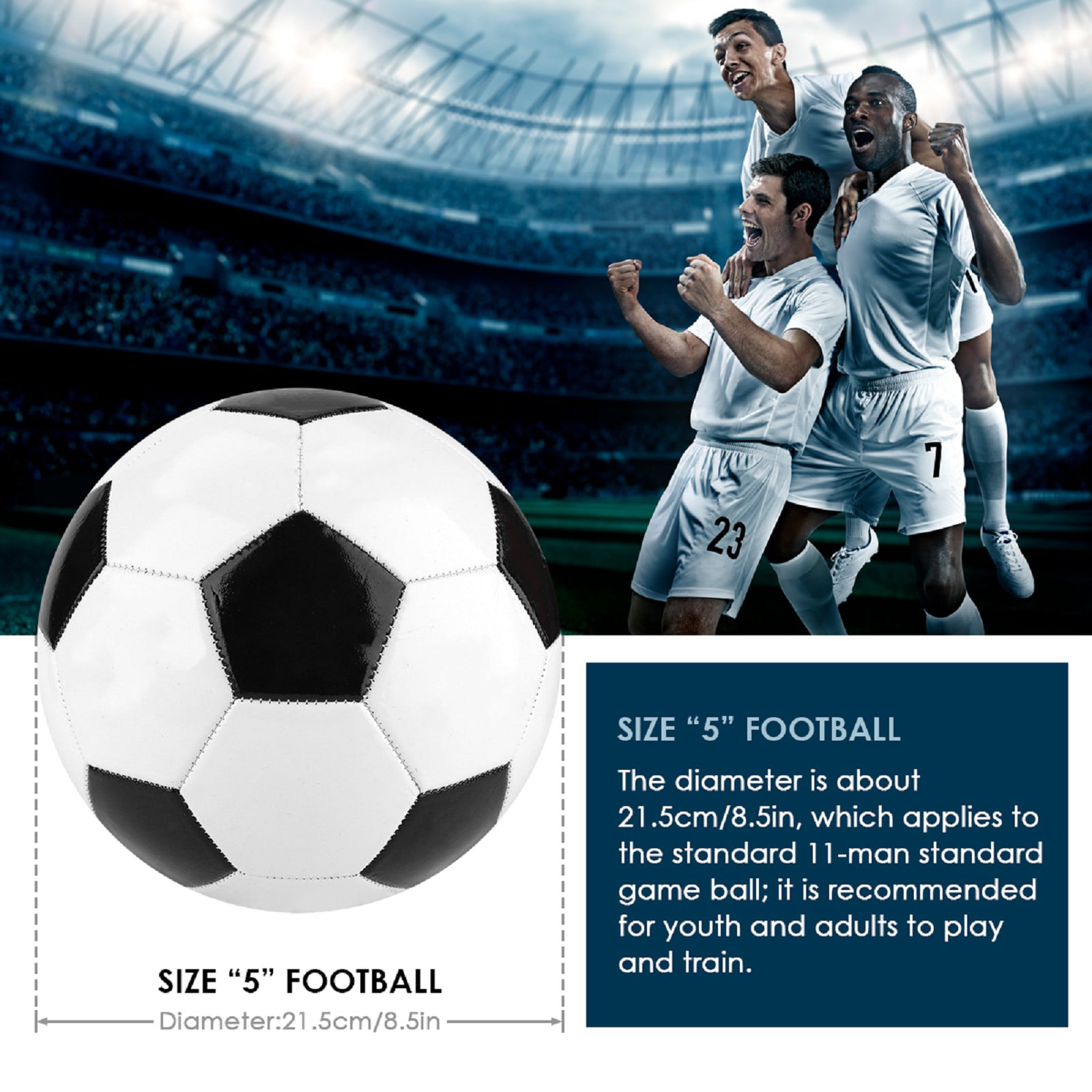 Official Sports Soccer Ball Flash Size Nº5 Durable for Professional Game Players 