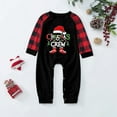 thumbnail image 2 of Family Christmas Pajamas Xmas Family Sleepwear Long Sleeve Round Neck Plaid Animal Romper Lounge Set Relaxed Fit Home Wear Loungewear 12M, 2 of 3