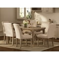 thumbnail image 3 of Ensemble de Salle à Manger en Bois Rustique 7 Pcs, Ensemble Table et Chaises Mi-Siècle Moderne pour Salles à Manger Spacieuses et Invités de Réception - Morden Fort, 3 of 5