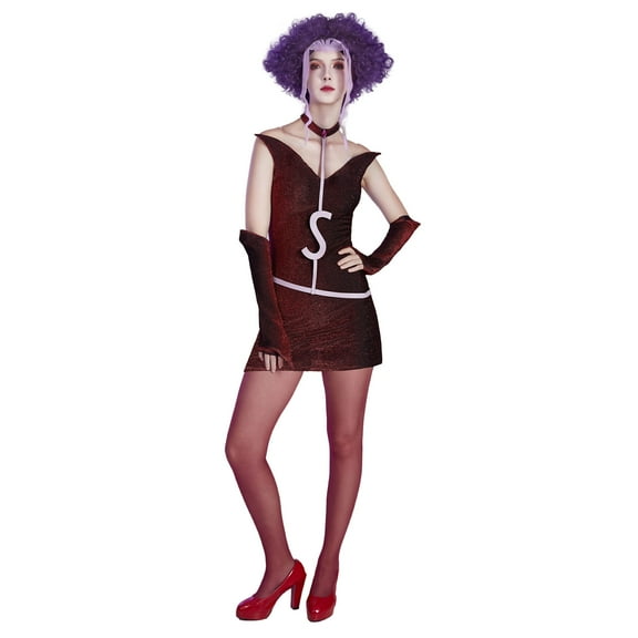 [Officially Licensed] Winx Club Stormy Costume Fuchsia Sleeveless Dress for Halloween, M