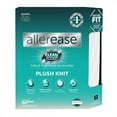 thumbnail image 2 of (2 pack) AllerEase CleanBoost Plush Knit Mattress Cover Protector, Queen - Fitted, w/ Straps, Waterproof, 2 of 9