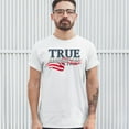 thumbnail image 3 of Tee Hunt True American T-shirt Stars and Stripes Independence Day July 4th Men's Tee, White, Large, 3 of 5