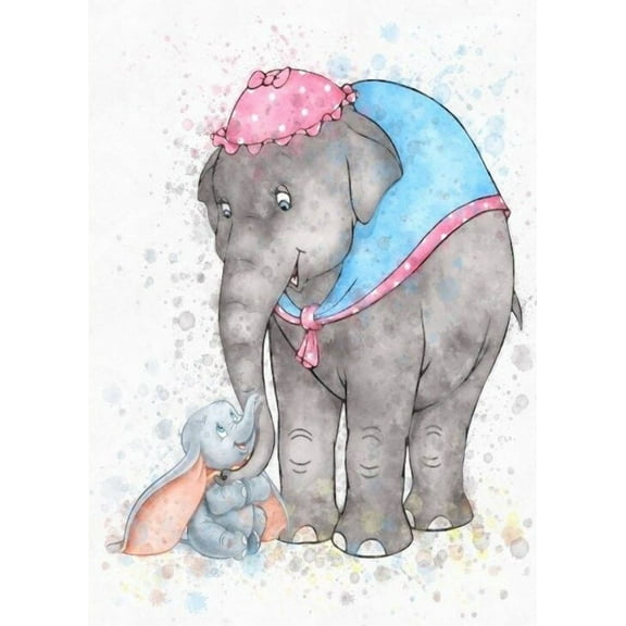 Dumbo Diamond Painting Kits for Beginners,5D Diamond Painting for Adults, Diamond Painting, Diamond Art ,Size 12x16inch