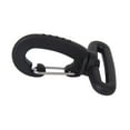 thumbnail image 3 of 4xPlastic Rotary 38mm Correa Mochila Bolsa Gancho Broche Clip Percha Negro, 3 of 8