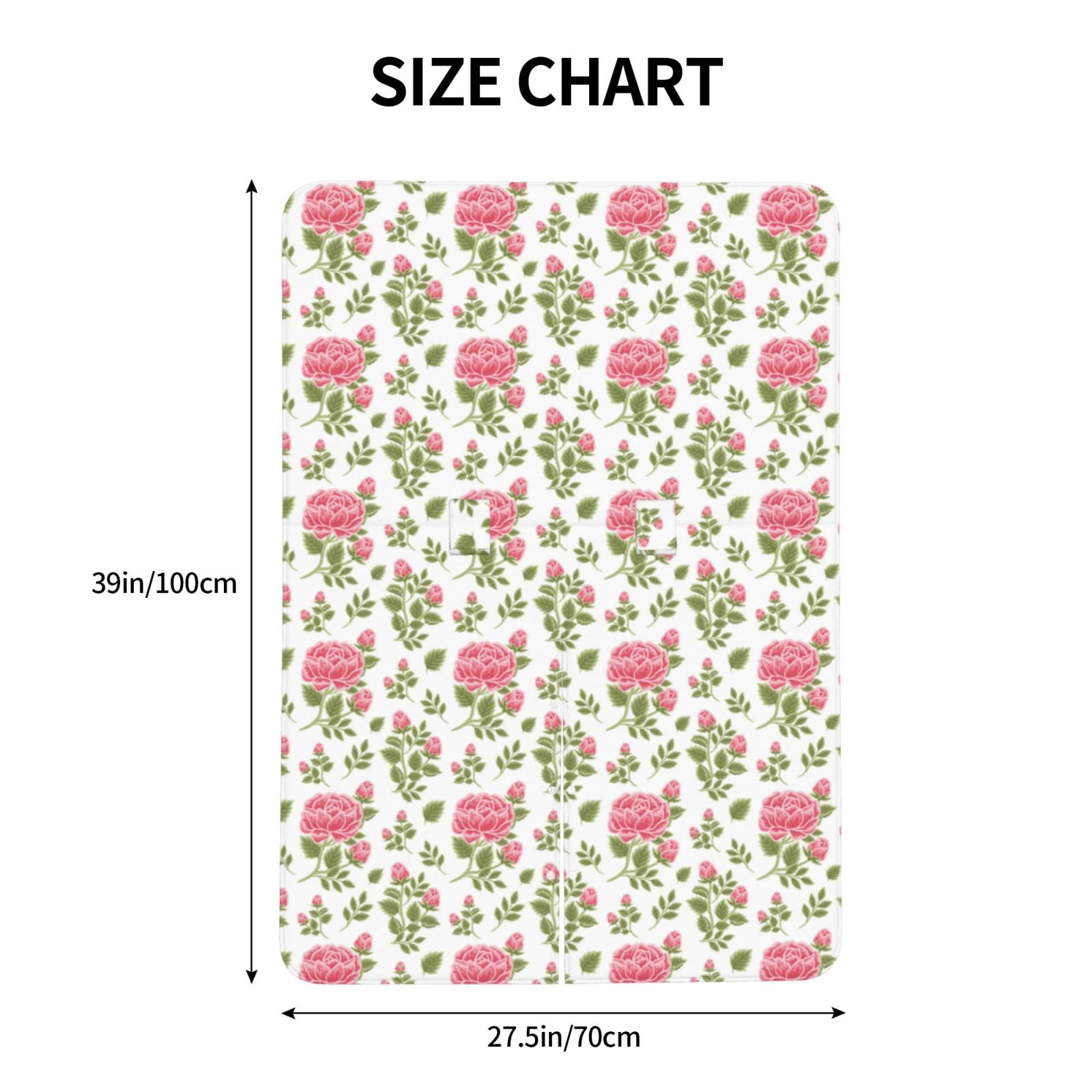 Naloa Rose Flowers Baby Car Seat Cover, Breathable Baby Carrier Cover, Multiuse Baby Carrier Cover & Nursing Breastfeeding Cover