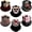 Multicolor-2, variant on 6 Pack Headwear Neck Gaiter Face Mask Bandana Scarf Balaclava for men women