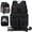 Black, variant on RAINSMORE 15.6 Inch Camera Bags Camera Backpack for Photographers Waterproof Camera Case with Rain Cover & Tripod Holder, Black