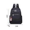 thumbnail image 1 of Mochila negra para mujer antirrobo e impermeable, 1 of 5