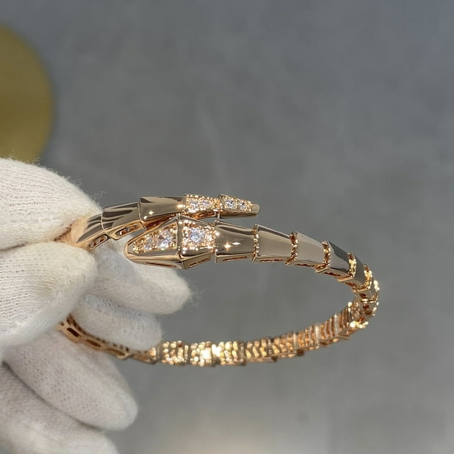 High Quality Ladies Popular Sterling Silver Snake Bracelet European Luxury Jewelry,1pc