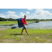 Sea Eagle 473RL RazorLite Inflatable Kayak - Lightweight, Drop Stitch, High Speed Inflatable Kayak for Touring - Solo or Tandem - w/Tall Back Seat(s), Paddle(s), Backpack, Skeg and Pump- Pro Package