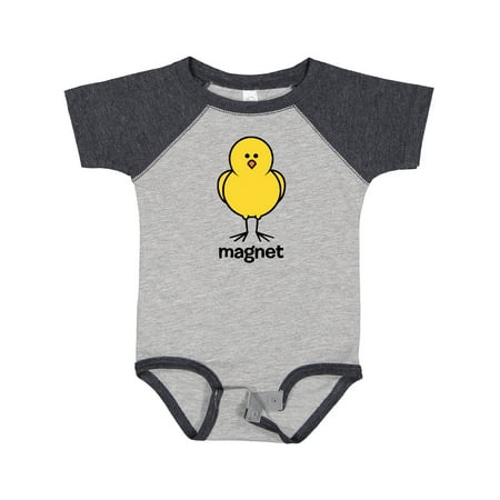

Inktastic Chick Magnet Gift Baby Boy Bodysuit