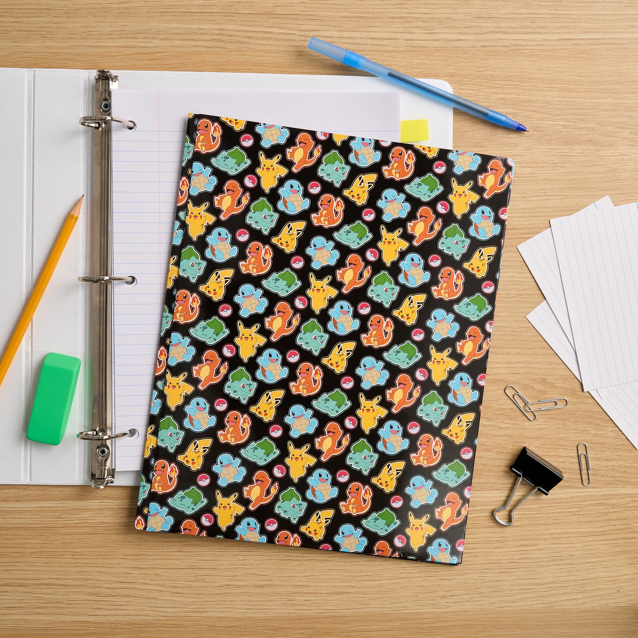 Pokémon 3-Prong 2-Pocket Folder, Multi-Color, Letter Size