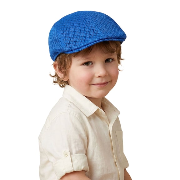 Uobin Boys Flat Cap Lightweight Summer Hat for Boys Girls Outdoor Summer Activities