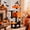 Black‑Orange, variant on edx 44" Halloween Multi‑Level Cat Tree, Cat Tower with Natural Sisal Scratching Posts, 4 Spacious Tiers & Hanging Toy for 1‑2 Cats & Active Cats, Black‑Orange
