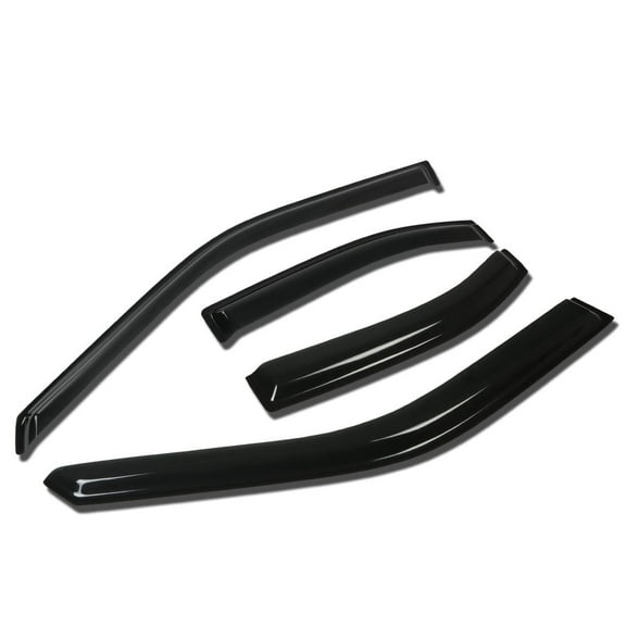 DNA Motoring For 00-06 Nissan Sentra B15 4DR 4pcs Dark Smoked Window Vent Visor Deflector Rain Guard