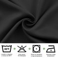 thumbnail image 4 of Cortinas  2 Paneles, Cortinas de oscurecimiento, con Ojales, Aislamiento Térmico y Reducción Ruido, Tela  Poliéster, Impermeable y Suave, Negro, 52" x 84, 4 of 4