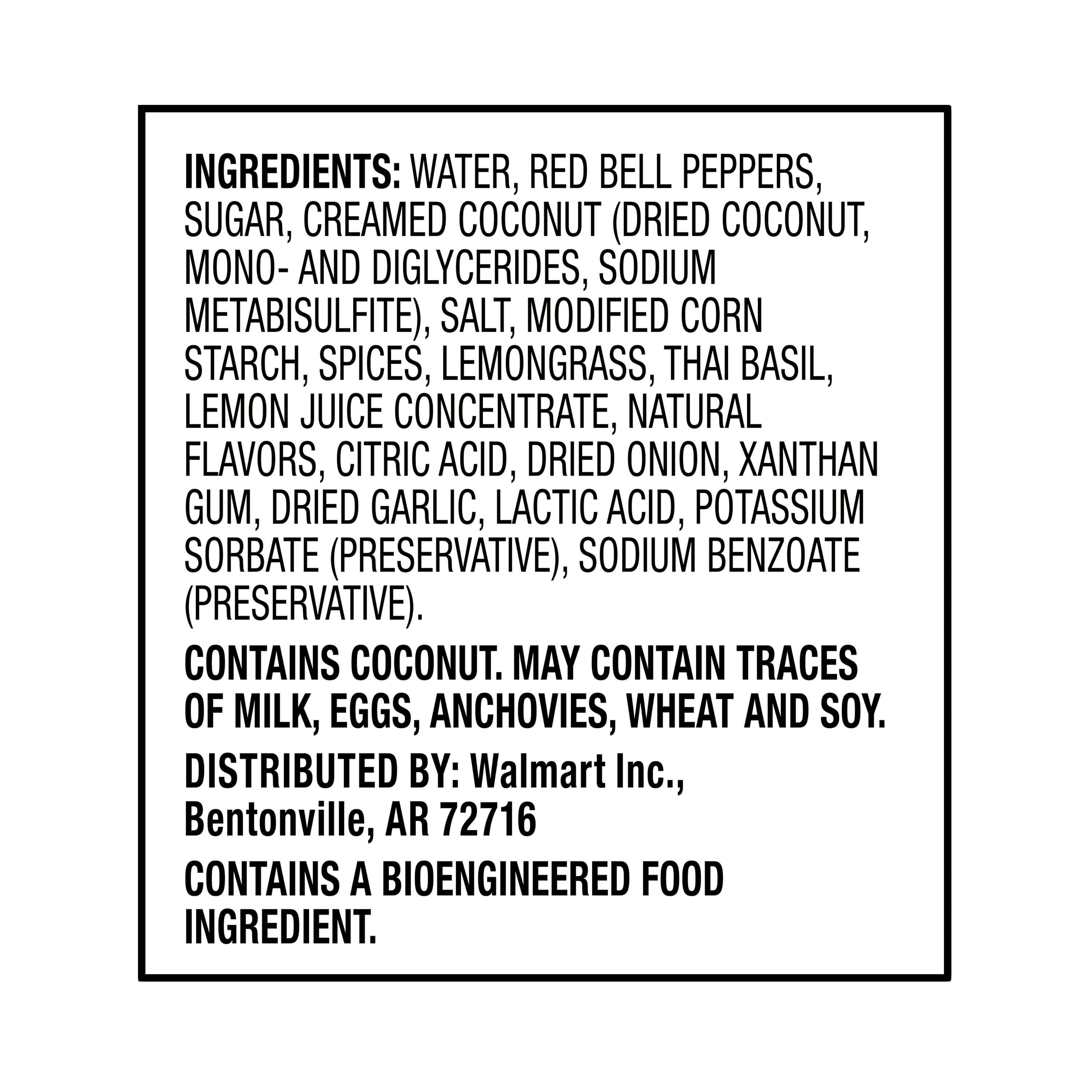Great Value Thai Style Red Curry Sauce, 13.5 oz