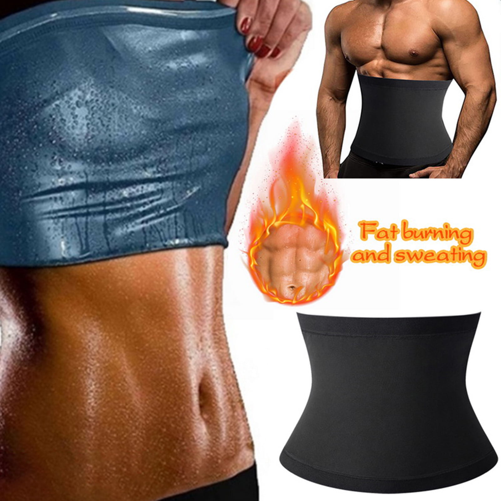 Buy Consonantiam Sweat Belt Belt Sweat Waist Trimmer Fat Burner Belly Tummy  Waist Sweat Belt/Adjustable Sweat Belt Waist Tri Online - Get 69% Off