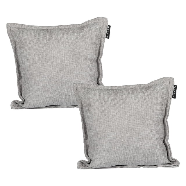 Cojin Decorativo Cuadrado Set de 2 Manhattan Gris