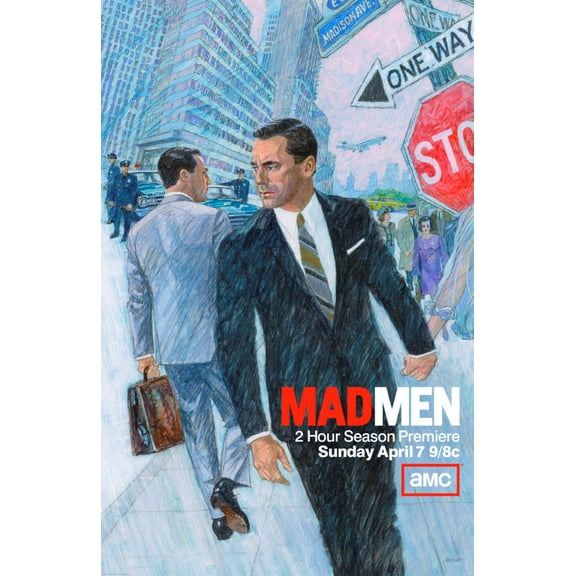 Mad Men Poster Poster 27Inx40In for any room 27x40 Multi-Color Square Adults Best Posters