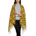 thumbnail image 2 of Zufioo cartoon snake Print Long Plush Tassel Scarf, Winter Shawl Accessories for Women, 2 of 8