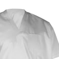 thumbnail image 2 of Hijaz White V-Neck Short Sleeve Casual Men's Thobe Arab Robe Dishdasha - 56, 2 of 3