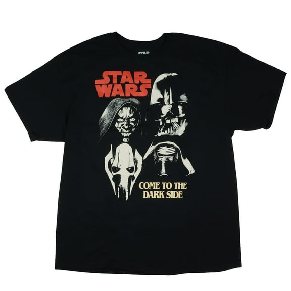 Star Wars Shirt Come To The Dark Side Sith Lord Portrait Mens Graphic Print Adult Short Sleeve Tee