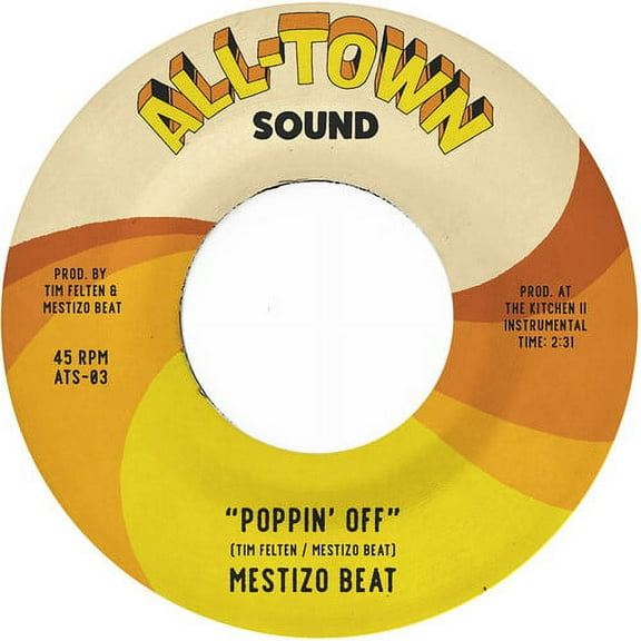 Mestizo Beat - Poppin' Off (Tan) - Music & Performance - Vinyl [7-Inch]