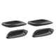 thumbnail image 4 of Guardabarros de salida de aire Decoración premium Accesorios interiores duraderos Decorativos Patrón de carbono 4 piezas, 4 of 9