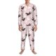 thumbnail image 3 of Fotbe Swan And Flowers2 Pijama de Hombre con Estampado de Manga Larga, Conjunto de 2 Piezas, Ropa de Dormir Suave y Cómoda con Bolsillos-Small, 3 of 7