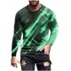 thumbnail image 1 of Blusas y camisas de manga larga y cuello redondo para hombre, camisetas casuales con estampado de moda y cuello redondo, blusas de licra de manga corta para hombre., 1 of 4