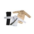 thumbnail image 2 of Figura masculina 1/6 Perfke Ropa traje completo cortavientos caqui, 2 of 9