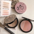thumbnail image 1 of Contouring Powder Three-dimensional Effect Non-flying Powder Trimming Three-color Face Blush Eyeshadow Makeup Palette Makeup Supply, 1 of 8