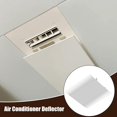 thumbnail image 2 of Air Conditioner Deflector - Square Air Conditioning Deflector | Conditioner Windshield Diffuser Adjustable Register Cover for Ceiling Window Garage Central Outdoor Basement Workplace Furniture, 2 of 8