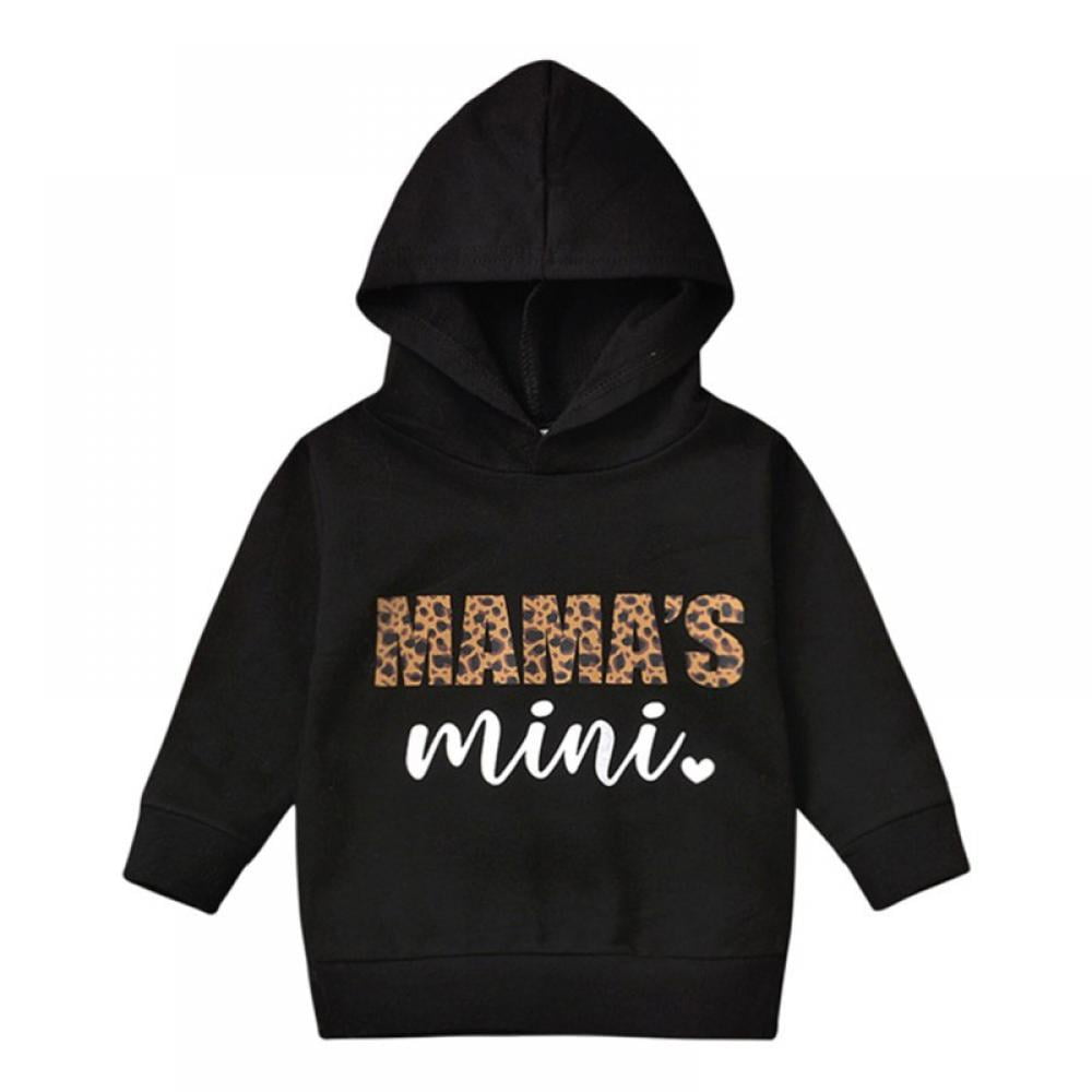 Kids Toddler Baby Girl Boy Hoodies Letter Pullover Sweatshirt Long