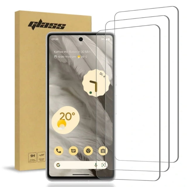 Protector de Pantalla de Vidrio Templado 2.5D para Google Pixel 7 (3 por Paquete)